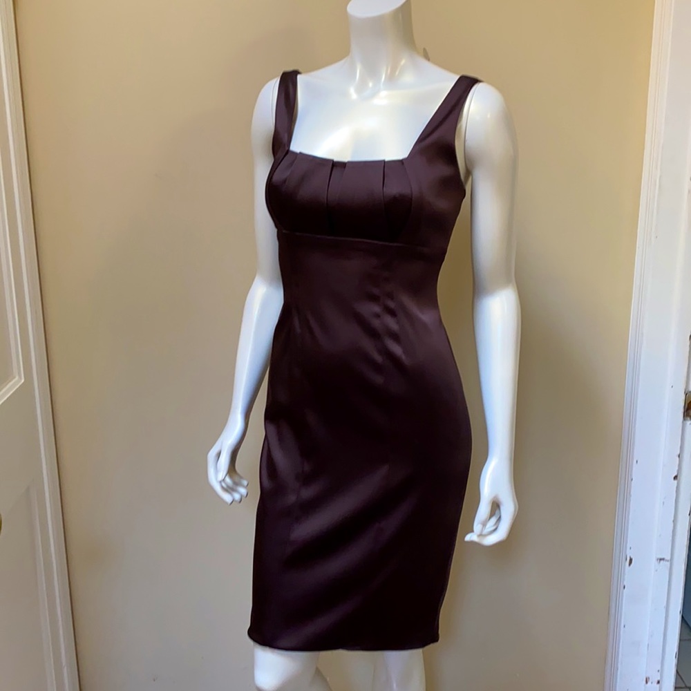 Calvin Klein  satin dress size 2 in Eggplant